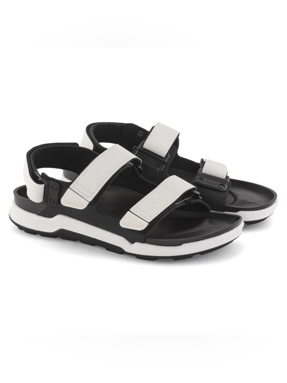 Birkenstock Tatacoa sandals in its Futura Black/White color combination.